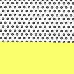 dots and yellow colour block